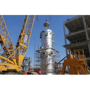 氣化爐現(xiàn)場(chǎng)組焊吊裝